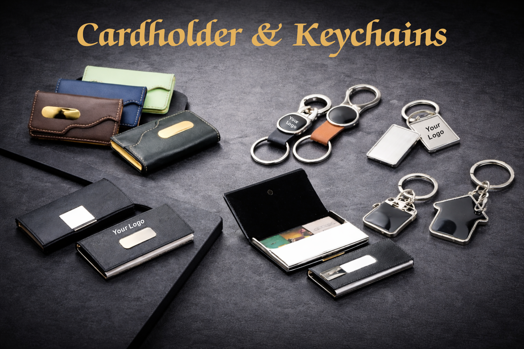 Custom Card Holders and Keychains